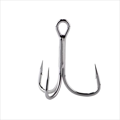 Berkley Fusion19 Wide Gap Live Bait Hooks, Size 4 Fishing Hooks, Needle Point with SlickSet Coating for Easy Penetration, Forged for Added Strength - color: Orange, size: 6, style: Ewg Treble
