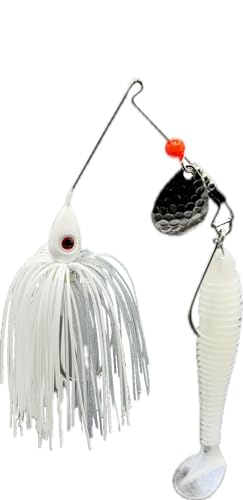 Predator Spinner Bait Swim Bait, Powder Coated Head, Silicone Skirt, premimum swimbait