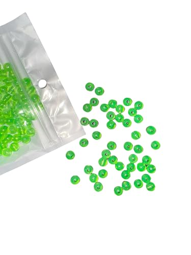 Fishing Beads for Catfish,Match with Fishing line,6mm,70/200/500 per Pack - color: green, size: 200pcs