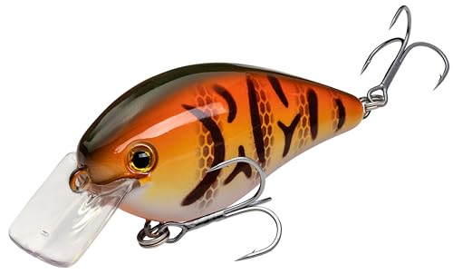 Strike King KVD 1.5 Hard Knock Fishing Lure, 3/8 oz, 3D Lifelike Eyes - color: DB Craw, size: 3/8oz