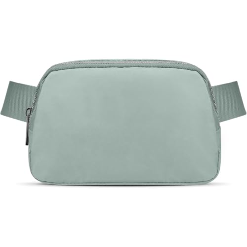 JSJ Mini Fanny Pack for Women & Men,Valentines Day Gifts for Girls Teens Kids Daughter Sister Her,Trendy Stuff Crossbody Bags Cute Everywhere Belt Bags. (Sage Gray) - color: Sage Gray