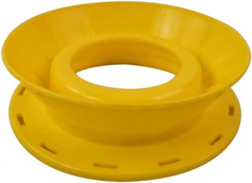 TOPIND Fishing Line Reel Yo-Yo/Cuban Reel, Blue, LightBlue, Red, Yellow, Ambidextrous, Plastic, Casting, 24x6cm, 270g - color: Yellow, size: 15cm/6.0"