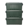 Plano Storage Trunks - color: Olive Drab, style: Medium - 3 pack