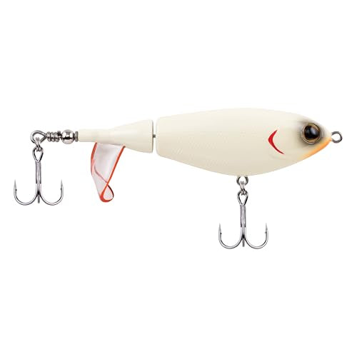 Berkley Choppo Topwater Fishing Lure, Black Chrome, Size 120, Cupped Propeller Tail for Balance of Sound and Spray, Equipped with Sharp Fusion19TM Hook - color: Black Chrome, size: 120mm - 1 oz