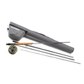 Orvis Clearwater Fly Rod Outfit - Fishing Rod and Reel Combo with Black Chrome Blank, Ceramic Guides, Durable Reel Seat, and Rod Tube - size: 8'6 5Wt 4pc