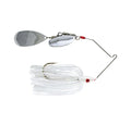 Luck E Strike Hydra-Vibe Spinner Bait with Custom Blades - color: White, size: 1/2 OZ