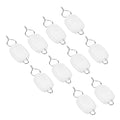 PATIKIL Fishing Line Holders, Baitcasting Reel Fishing Line Holder Clip Buckle Stopper Line Keeper Accessories - color: White