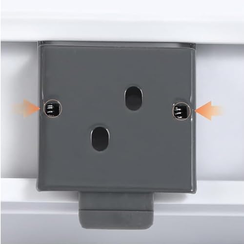 coolaroo Replacement Parts - Outside Mounted Blinds Curtain Rod Bracket Attachment, Vertical Blinds Replacement Parts, Deer Blind Brackets & mini Blind Brackets for Blinds Replacement - color: Gray, size: 1 SET