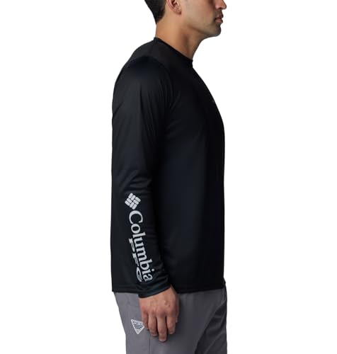Columbia Men's Terminal Tackle PFG Statetriot Long Sleeve - color: Black/Graphite Tx, size: Medium