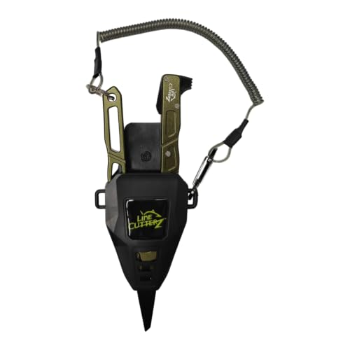 Line Cutterz Elite Saltwater Fishing Pliers, Patented Ceramic Braid and Line Cutter, Hook Remover, Sheath and Lanyard (Split Ring Tip) - size: Split Ring Tip