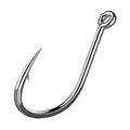 Dyxssm 150pcs/lot Circle Fishing Hooks Extra Strength Octopus Barb Fishing Hook with Offset Ponit - size: 8# (150pcs)