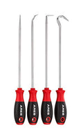 ARES 70246-4-Piece Hook and Pick Set - Includes a Large Straight Pick, 90 Degree Pick, Combination Pick and a Hook Pick - Chrome Vanadium Steel Shafts - Easily Remove Hoses, Gaskets and More - size: 4-Piece Hook and Pick Set