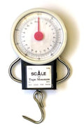 Eagle Claw 04070-003 Scale W/Tape Measure, 50 Lb, Dial
