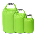 Dry Bag Set, Waterproof Small Lightweight Dry Bags for Paddle Board Kayaking, Fishing, Camping(Green, 2L+5L+10L) - color: Green, size: 2+5+10L