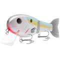 BASSROCK Topwater Fishing Lures for Bass Pike Salmon Floating Swimbait Jointed Crankbait Freshwater Saltwater 4.9in/1.76oz RK1001 - color: Threadfin, size: 3.9in/1.04oz