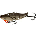 1 1/2oz - Blitz Blade - Blade Bait for Walleye, Lake Trout, COHO Salman, Pike, Musky Made in USA 100% Zinc Alloy - color: Gray Tiger