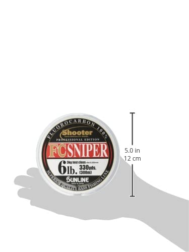 SUNLINE Fluorocarbon Line Shooter, Sniper, Natural Clear - style: 300m / 6lb