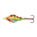 Lindy Rattl'N Flyer Spoon Hybrid Ice Fishing Lure Jigging Spoon - color: Perch, size: 1/4 oz