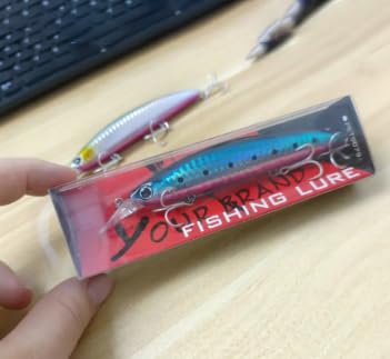 20 pcs Boxes for Fishing PVC Package Box Transparent Plastic Wrap for Artificial Bait M L - size: M# 20pcs