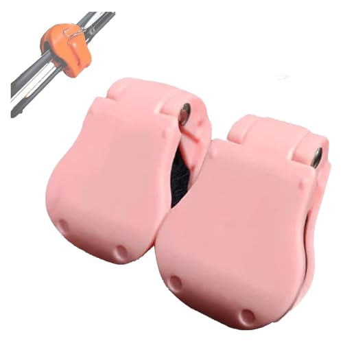Multifunctional Rod Holder,Fishing Line Knotter Hook Needle, Fishing Pole Straps for Organizing and Protecting, Portable Takedown Beach Auto Fixed Fish Poles Holders - color: Pink