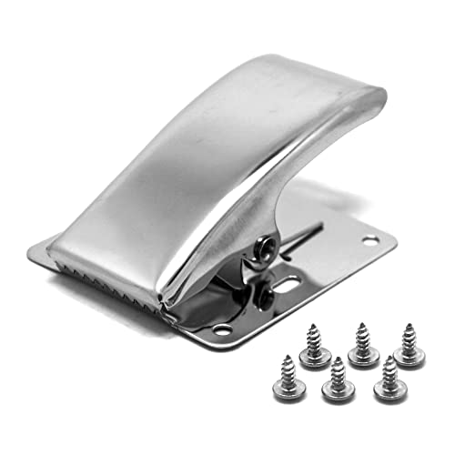 SAMSFX Fish Cleaning Board Tools Fillet Clamp w/Screws Deep-Jaw Fish Tail Clip Board for Scaling Table Bait (Fish Clamp) - color: Fish Clamp