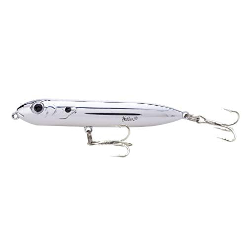 Heddon Heddon Super Spook - color: Plug Nickel, size: Saltwater Super Spook XT (1 oz)