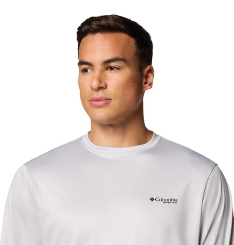 Columbia Men's Terminal Tackle PFG Fish Shine Long Sleeve - color: Cool Grey/Pfg Trout Shine, size: X-Large