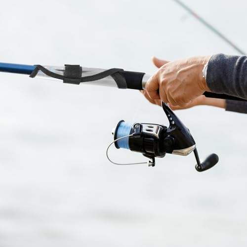 BOXOB 6 Pcs Fishing Hook Protective Covers Wrap, 5.9 Inch Fishing Reel Lure Covers Transparent Visible Bag Bait Gloves for Fishermen Essential Accessories Gear Gift