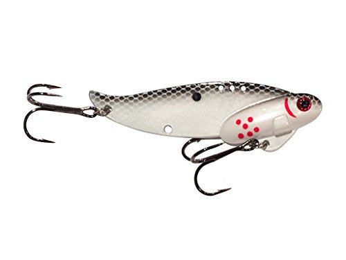 1oz - Blitz Blade - Blade Bait - color: Bleeding Black Back Shad