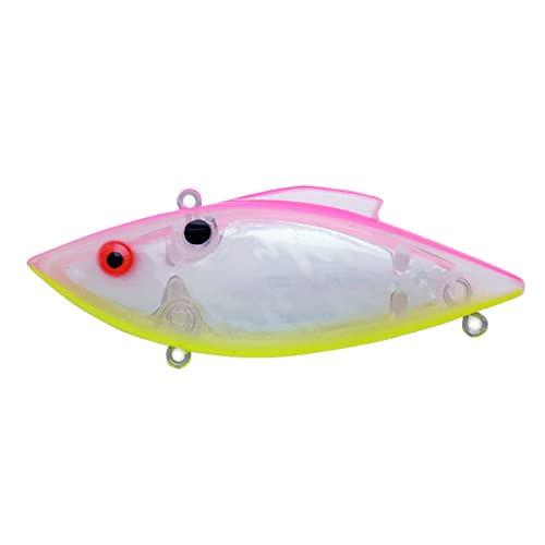Bill Lewis Lures Lifelike Rat-L-Trap Magnum Force Lipless Crankbait Fishing Wobble Lure for Shallow Saltwater - color: Electric Chicken - Saltwater, size: One Size