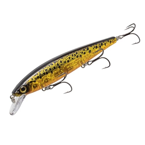 Strike King KVD Elite 300 Jerkbait Hard Bait Fishing Lure, Dives 4-7 Feet, Weight Transfer System - color: Pro Gold, size: Hook Size 4