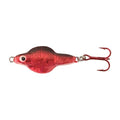 Lindy Rattl'N Flyer Spoon Hybrid Ice Fishing Lure Jigging Spoon - color: Red, size: 1/4 oz