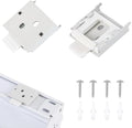 coolaroo Replacement Parts - Outside Mounted Blinds Curtain Rod Bracket Attachment, Vertical Blinds Replacement Parts, Deer Blind Brackets & mini Blind Brackets for Blinds Replacement - color: White, size: 1 SET
