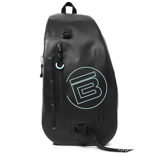 BOTE Highwater Slingpack One Strap Backpack Waterproof Outdoor Dry Bag 20 Liter Capacity Watersport Kayaking Fish Sling Snow - color: Black