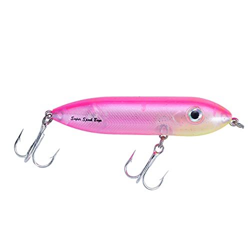 Heddon Super Spook Boyo 3" Topwater Fishing Lure, 3/8 Ounce - color: Inshore Candy