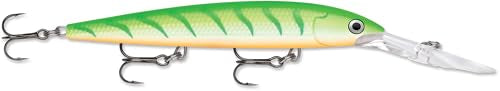 Rapala Rapala Down Deep Husky Jerk - color: Green Tiger UV, size: 14