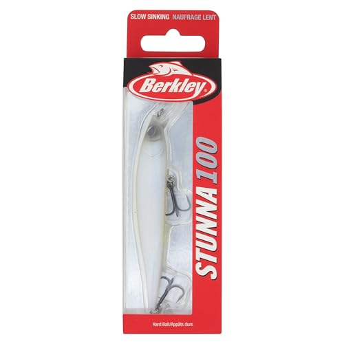 Berkley Stunna Fishing Hard Bait - color: French Pearl OB, size: 100mm - 3/8 oz