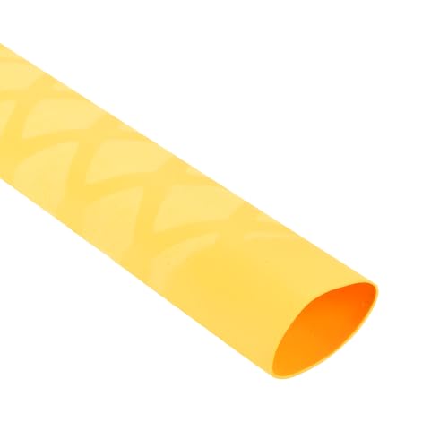 DMiotech Heat Shrink Sleeve Wrap Tubing x Tube Tubing for Fishing Rod Grips and Other Grips, Non Slip - Insulation - Waterproof 40'' Lengths, Dia 15mm Yellow - color: Yellow, size: Dia 15mm