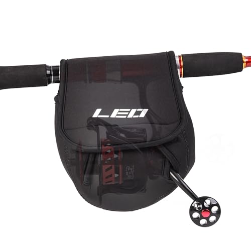 2 Sets Baitcasting Reel Bags with Fishing Rod Sleeves Universal Fishing Pole Sleeves and Reel Pouch Combo Portable for Fly Fishing/Sea Fishing/Throwing Fishing/Rotating Fishing Rods