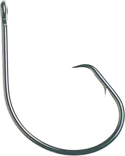 Mustad Classic 39944 Standard Wire Demon Perfect in Line Wide Gap Circle Hook | Saltwater Freshwater Hooks for Tuna, Catfish, Bass and More - size: Size 2 - Pack of 50
