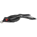 Strike King KVD Baby Sexy Frog Hollow Body Soft Bait - color: 10 - Black, size: 5/16oz