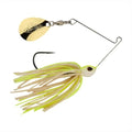 Berkley Power Blade Standard Fishing Spinnerbaits - color: White Chartreuse/Gold, size: 1/8 oz - Colorado