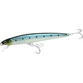 LUCKY CRAFT FlashMinnow 130MRS Saltwater Fishing Lures, Jerkbait for Halibut and Bass Fish, Slow Sinking 2-4ft, Surf Fishing Gear and Tackle Box Accessories - color: 714 Metallic Sardine