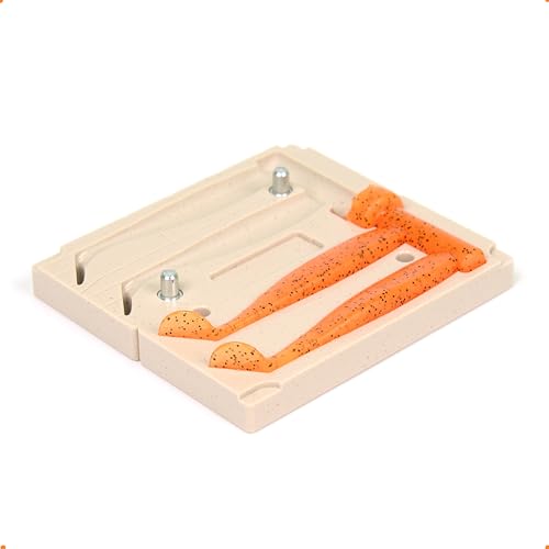 Soft Plastiс Lure Making Injection Fishing Mold Shaker 3.2'' Two Cavity