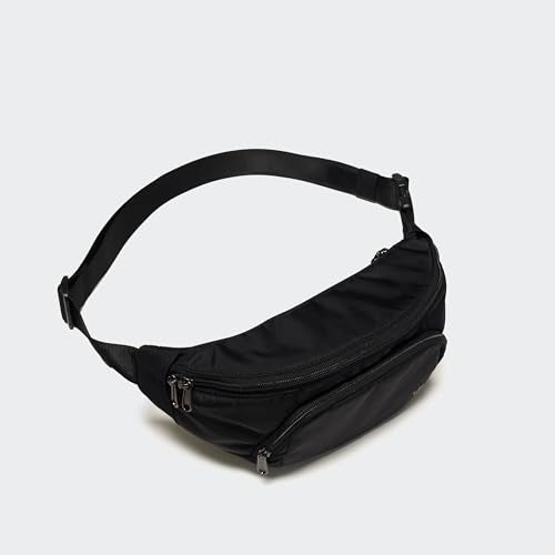Pander Everywhere Belt Bag Crossbody Fanny Pack with Mesh Pockets and Adjustable Strap, 4L / Black - color: Black, size: 4L (114cm Strap)