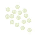 PATIKIL Glow Fishing Beads Plastic Round Rubber Luminous Fishing Bait Eggs Rig Bead Tackle Lures Accessories with Box - color: White, size: 4mm