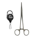 Aventik Metal Tin Portable Box Fly Fishing Tools Kit Includes a Fishing Knot Tool and Line Clipper Zinger Retractor Hook Remover Forceps - color: Hook Remover+ Zinger