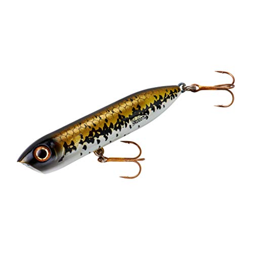 Heddon Chug'N Spook Popper Topwater Fishing Lure for Saltwater and Freshwater - color: Baby Bass, size: Chug'N Spook Jr (1/2 oz)