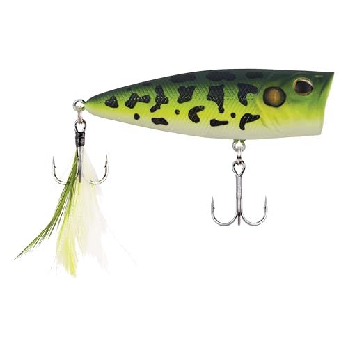 Berkley Choppo Topwater Fishing Lure, Black Chrome, Size 120, Cupped Propeller Tail for Balance of Sound and Spray, Equipped with Sharp Fusion19TM Hook - color: Black Chrome, size: 120mm - 1 oz