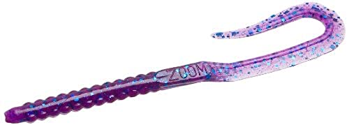 Zoom U Tail Worm-Pack of 20 - color: Electric Blue